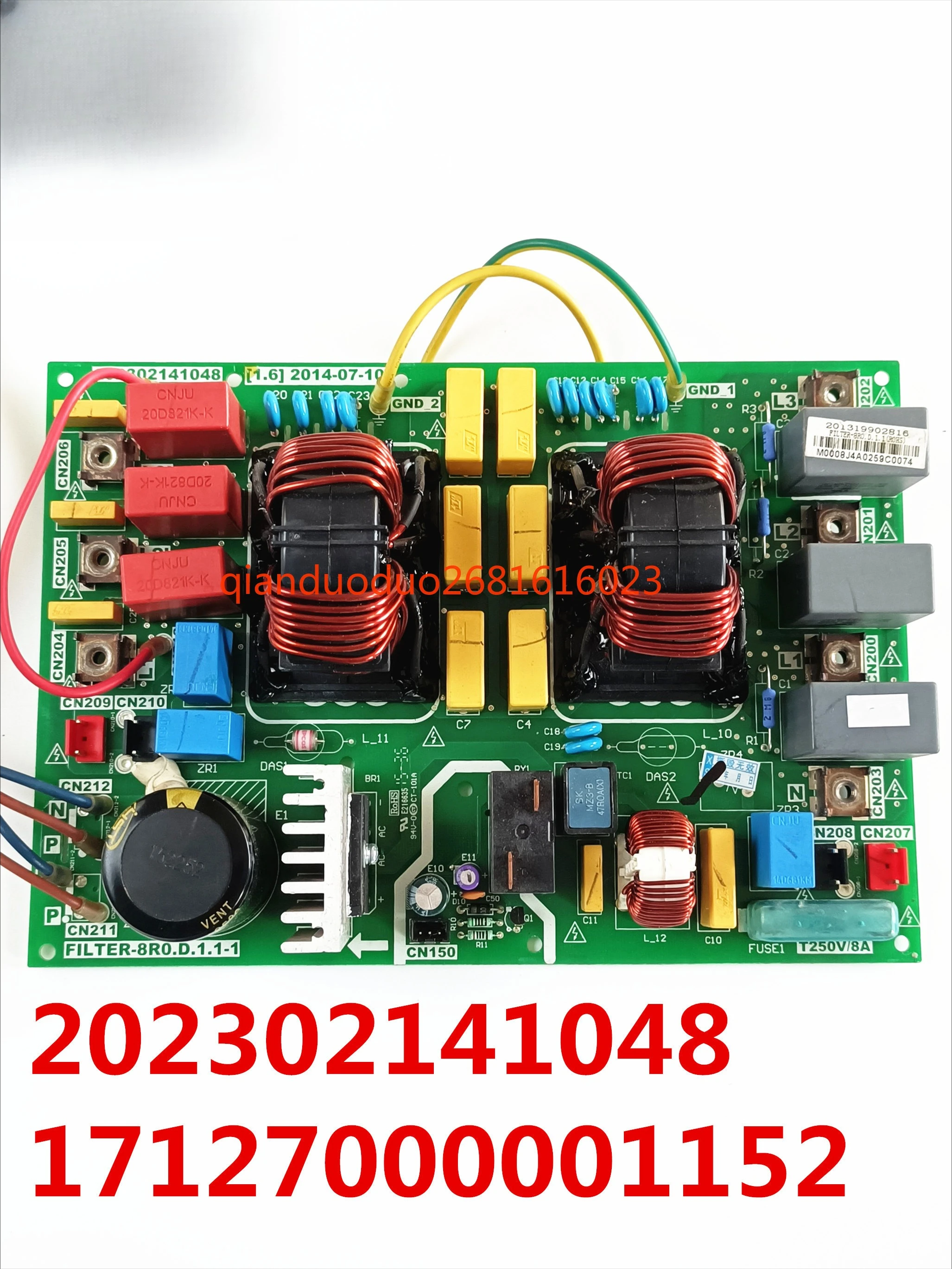 Подходит для кондиционера Midea 202302141048 Плата питания FILTER-8R0.D.1.1 201319902816
Подходит для кондиционера Midea 202302141048 Плата питания FILTER-8R0.D.1.1 201319902816