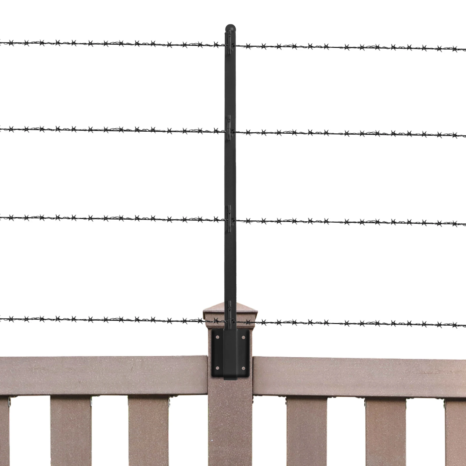 12 PCS Steel Fence Post Extender, Barbed Wire Extension Arms, Barbed Wire Extension Arms for Garden and Home
12 PCS Steel Fence Post Extender, Barbed Wire Extension Arms, Barbed Wire Extension Arms for Garden and Home