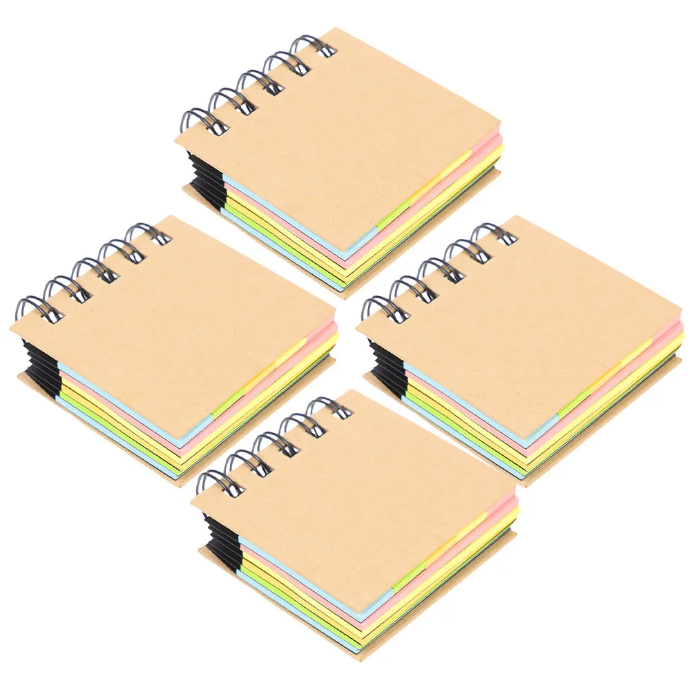 4Pcs Fashionable Simple Design Spiral Notepad Premium Material Smooth Surface Portable Compact Coil Notebook for School Office
4Pcs Fashionable Simple Design Spiral Notepad Premium Material Smooth Surface Portable Compact Coil Notebook for School Office