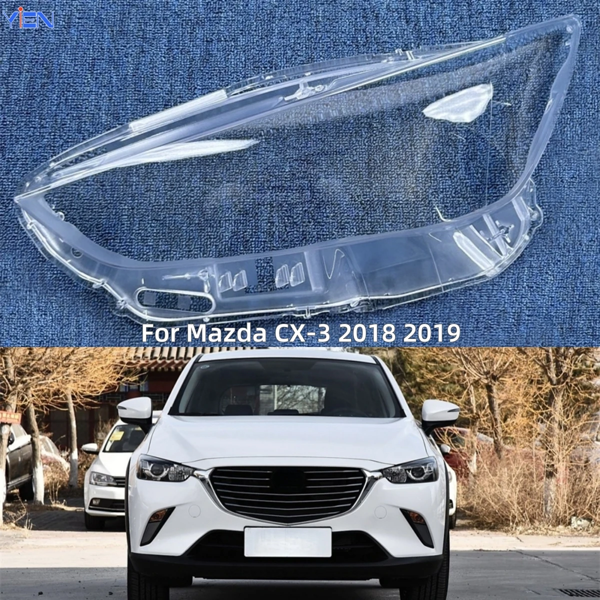 For Mazda Cx-3 2018 2019 Car Replacement Parts Front Headlight Glass Cover Car Front Headlight Lens Cover Lights Shell
For Mazda Cx-3 2018 2019 Car Replacement Parts Front Headlight Glass Cover Car Front Headlight Lens Cover Lights Shell