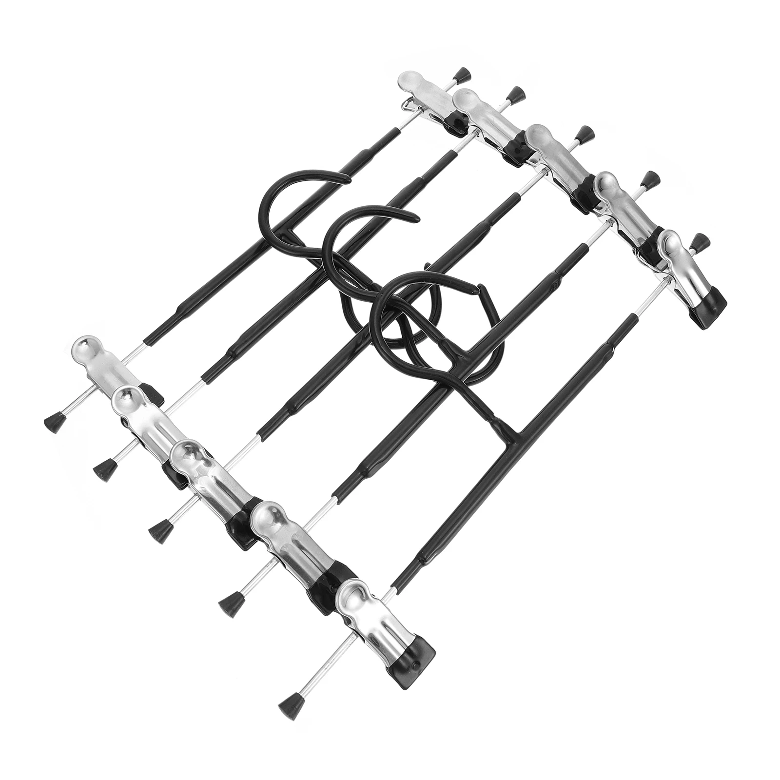 10pcs Iron Clothes Hangers for Wardrobe Storage Black Hanging Clips Pants Rack Reusable Simple Trouser Organizer
10pcs Iron Clothes Hangers for Wardrobe Storage Black Hanging Clips Pants Rack Reusable Simple Trouser Organizer