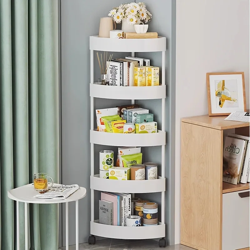 Triangular Wheeled Storage Rack - Multi-Layer Storage Rack Suitable For Toiletries, Aromatherapy Products, Also Usable As A Corn
Triangular Wheeled Storage Rack - Multi-Layer Storage Rack Suitable For Toiletries, Aromatherapy Products, Also Usable As A Corn
