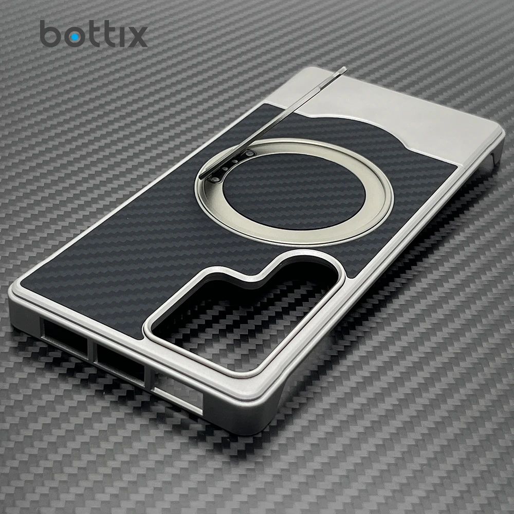Luxury Carbon Fiber Case For Samsung Galaxy S25 Ultra Metal Alloy Cover 24 U Protective Funda Built-in 360 Holder Free Screw
Luxury Carbon Fiber Case For Samsung Galaxy S25 Ultra Metal Alloy Cover 24 U Protective Funda Built-in 360 Holder Free Screw