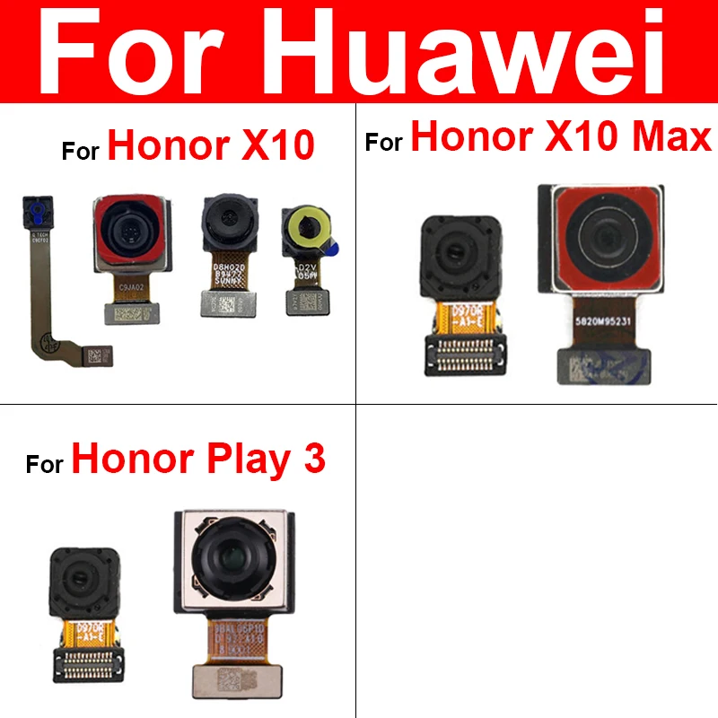 Передняя задняя основная камера для Huawei Honor X10 X10Max Play 3, задняя большая ультраширокая камера, маленькая передняя камера, запасные части
Передняя задняя основная камера для Huawei Honor X10 X10Max Play 3, задняя большая ультраширокая камера, маленькая передняя камера, запасные части