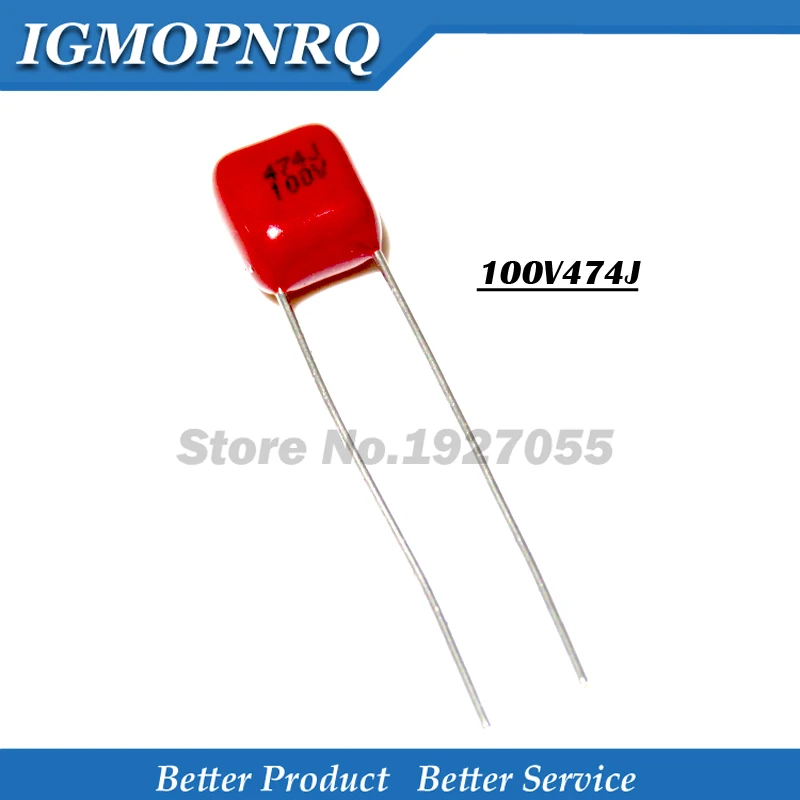 10PCS /lot 100V474J 0.47UF 5% Pitch 5mm 470nf 474 100V CBB 100v474 Polypropylene film capacitonew 100V474J-P5
10PCS /lot 100V474J 0.47UF 5% Pitch 5mm 470nf 474 100V CBB 100v474 Polypropylene film capacitonew 100V474J-P5