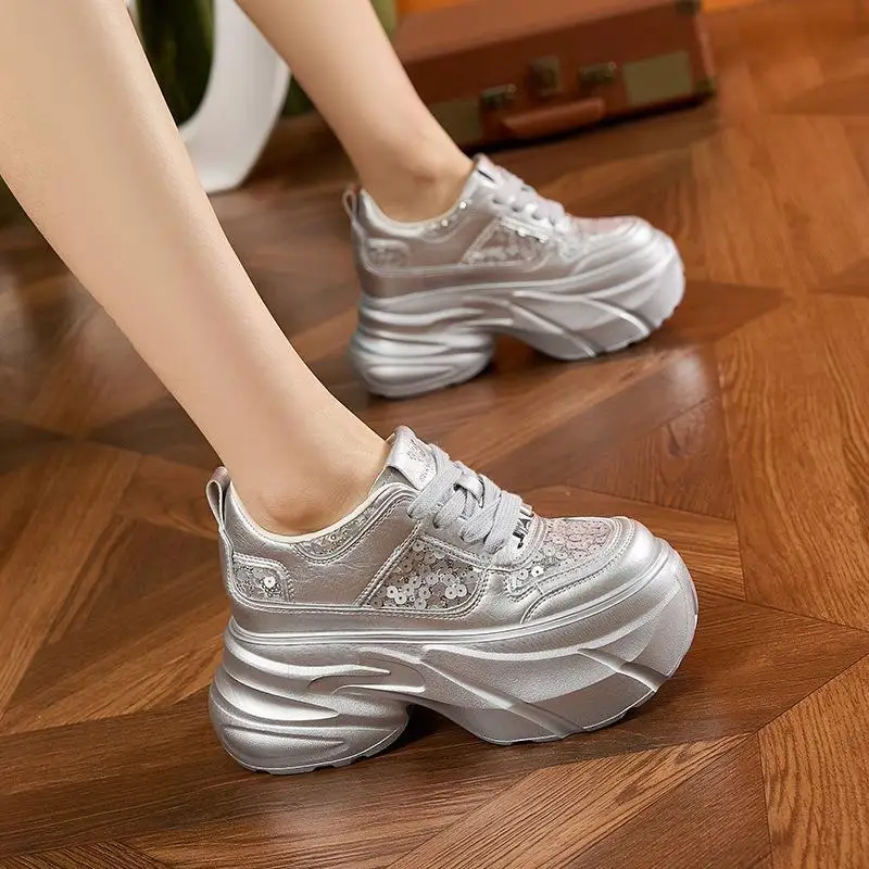 Breathable Genuine Leather Thick Bottom Dad Shoes Women's Versatile Hollow Mesh Airy Sports Shoes Casual round Toe Slip-On
Breathable Genuine Leather Thick Bottom Dad Shoes Women's Versatile Hollow Mesh Airy Sports Shoes Casual round Toe Slip-On