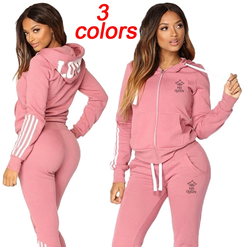 Hot selling women's fashionable sportswear printed three striped hoodie and jogging pants women's sports slim fit sexy set
Hot selling women's fashionable sportswear printed three striped hoodie and jogging pants women's sports slim fit sexy set