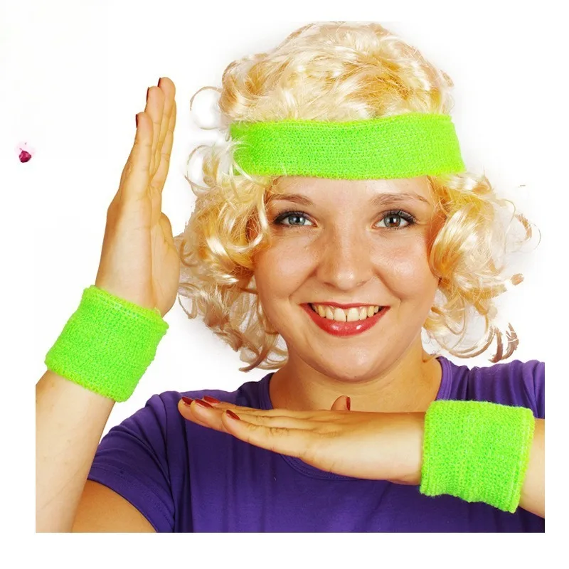 1980s Retro Neon Headband Wristband Set for Disco Party 80s Theme Costume Accessories
1980s Retro Neon Headband Wristband Set for Disco Party 80s Theme Costume Accessories