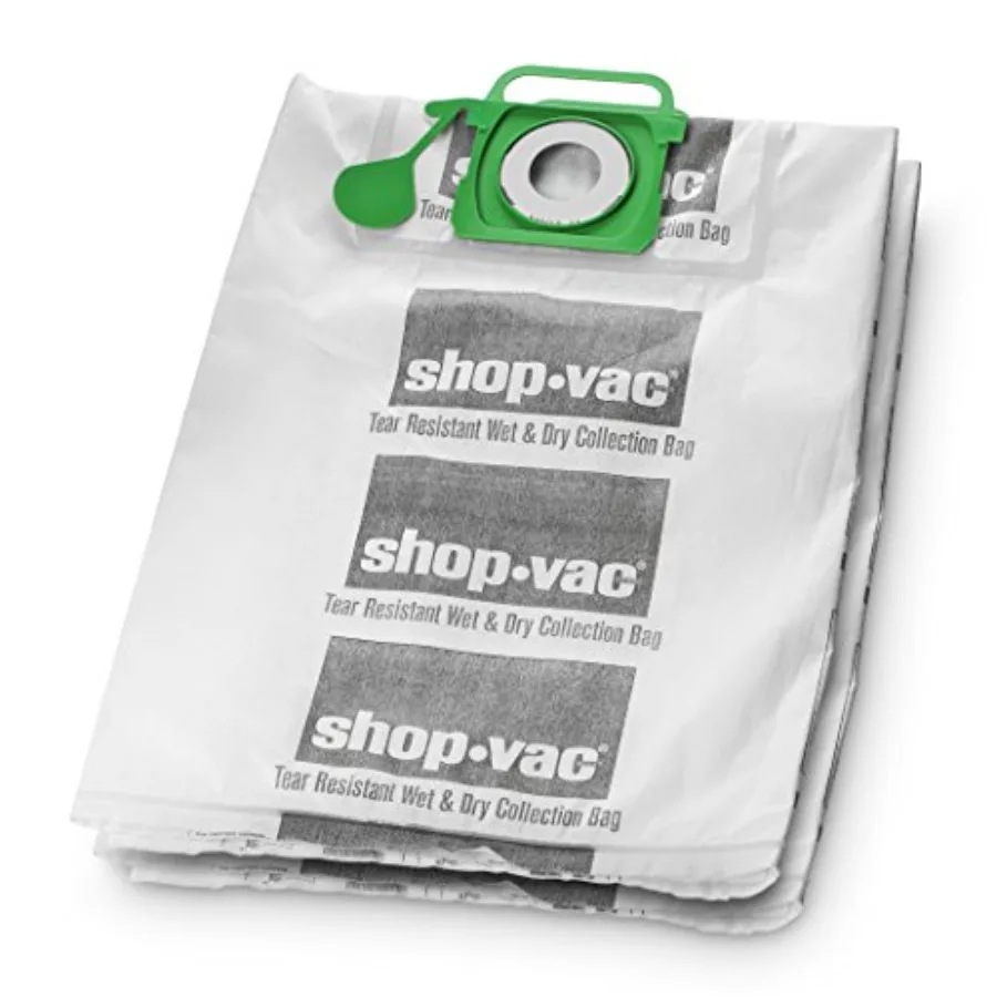 9021633, Tear Resistant Wet/Dry Collection Bags, Fits Wet Dry Vac Tanks, 2-Pack
9021633, Tear Resistant Wet/Dry Collection Bags, Fits Wet Dry Vac Tanks, 2-Pack