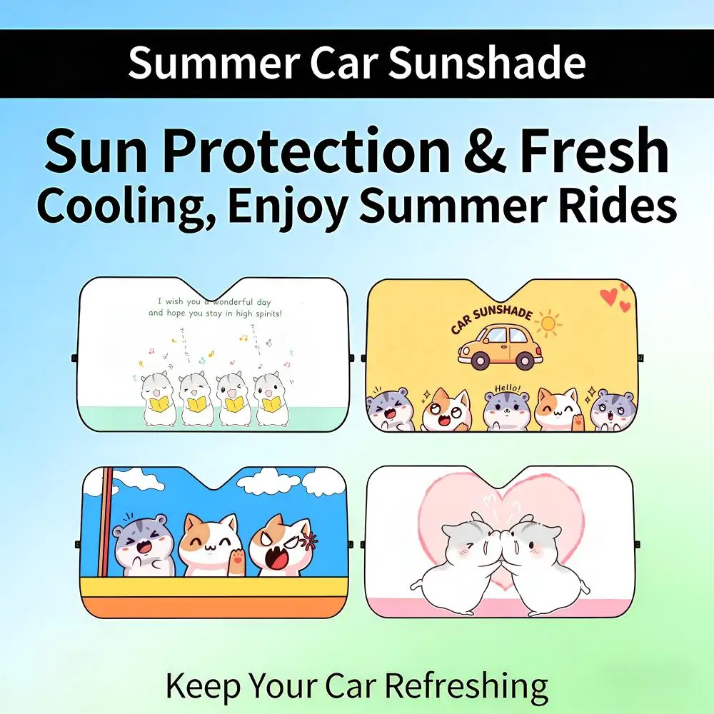 CCute Squirrel Illustration Sun Visor Retractable Car Windshield Sun Shade UV
CCute Squirrel Illustration Sun Visor Retractable Car Windshield Sun Shade UV