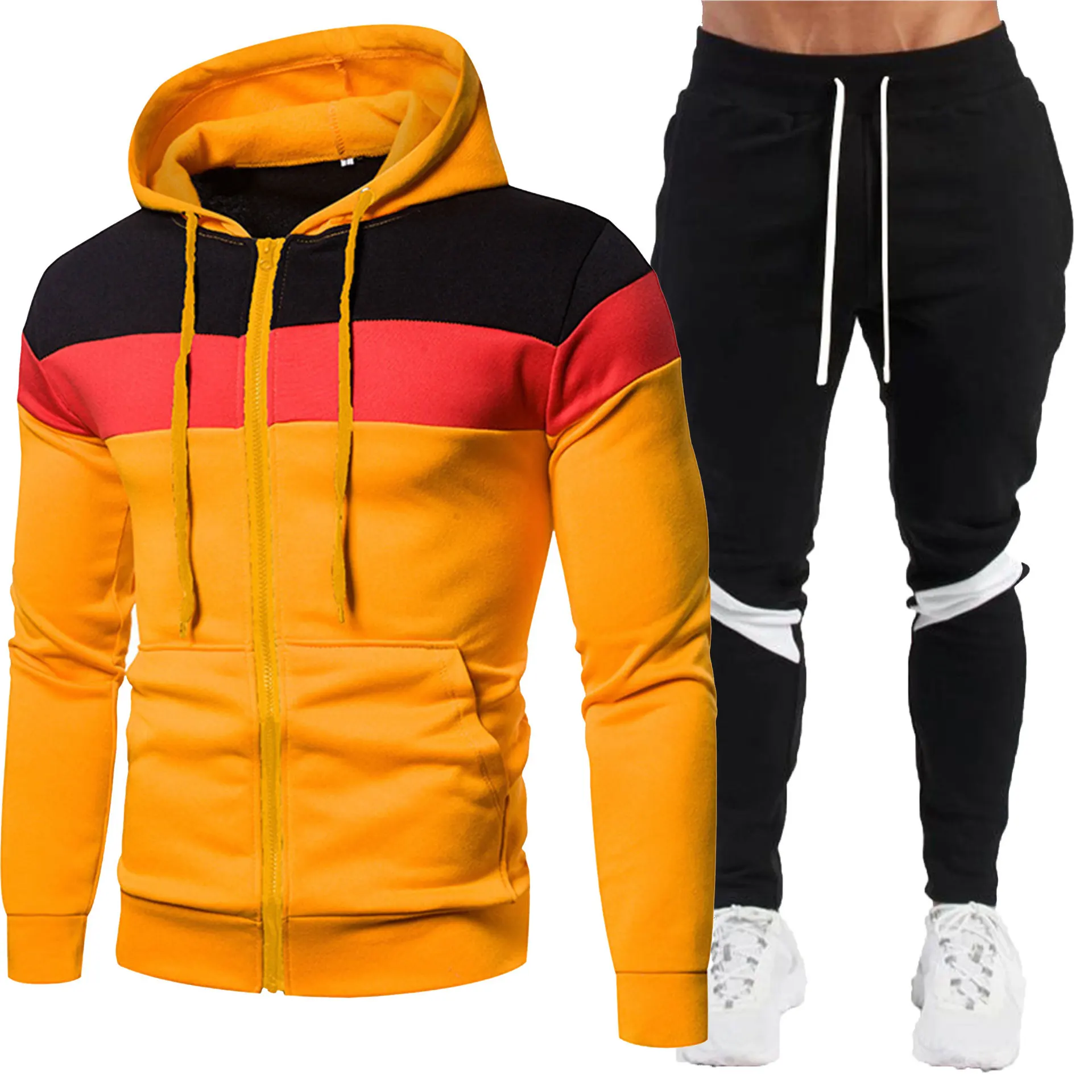 2025 spring and autumn zipper coat 2 pieces with new Fashion sports leisure men's hoodie set Daily outdoor leisure se
2025 spring and autumn zipper coat 2 pieces with new Fashion sports leisure men's hoodie set Daily outdoor leisure se