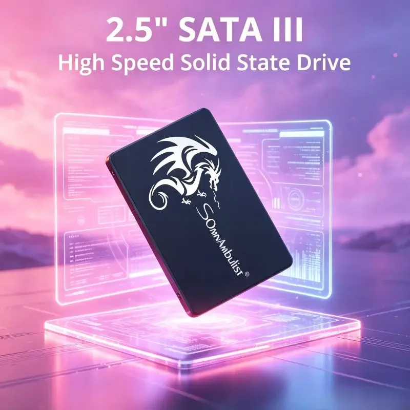 High Compatibility Internal SSD SomnAmbulist 2.5 Inch SATA3 Full Storage Specs Begin At 128GB Then Extend Through To 2TB Option
High Compatibility Internal SSD SomnAmbulist 2.5 Inch SATA3 Full Storage Specs Begin At 128GB Then Extend Through To 2TB Option