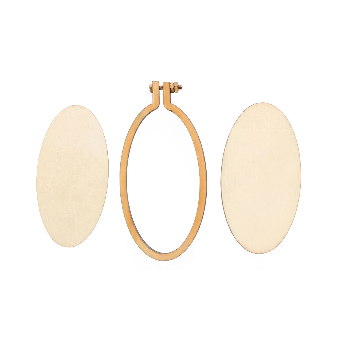 Oval Mini Embroidery Hoop Natural Wood Frame for Cross Stitch DIY Crafts Pendant Decoration Smooth Splinter Free Finish
Oval Mini Embroidery Hoop Natural Wood Frame for Cross Stitch DIY Crafts Pendant Decoration Smooth Splinter Free Finish