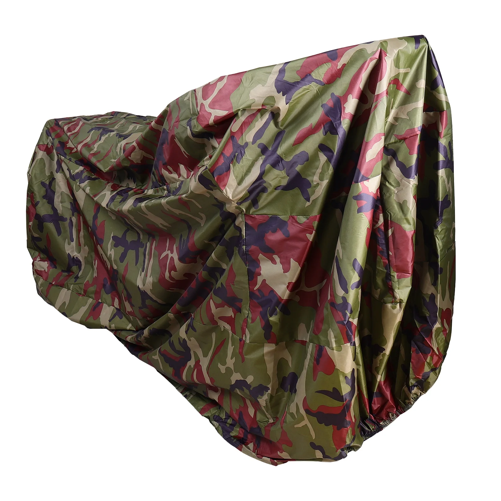 190T Camouflage Motorcycle Cover 245x105x125cm Waterproof Dustproof Breathable Heat Resistant Outdoor Storage Pouch
190T Camouflage Motorcycle Cover 245x105x125cm Waterproof Dustproof Breathable Heat Resistant Outdoor Storage Pouch