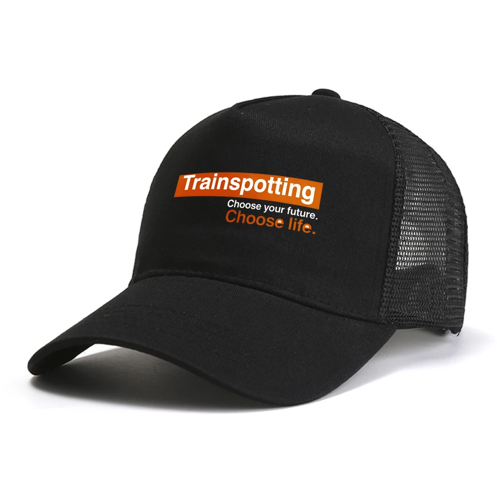Trainspotting Choose your future baseball cap men Womens Fashion mesh Snapback hat summer adjustable cool Trucker Hats
Trainspotting Choose your future baseball cap men Womens Fashion mesh Snapback hat summer adjustable cool Trucker Hats