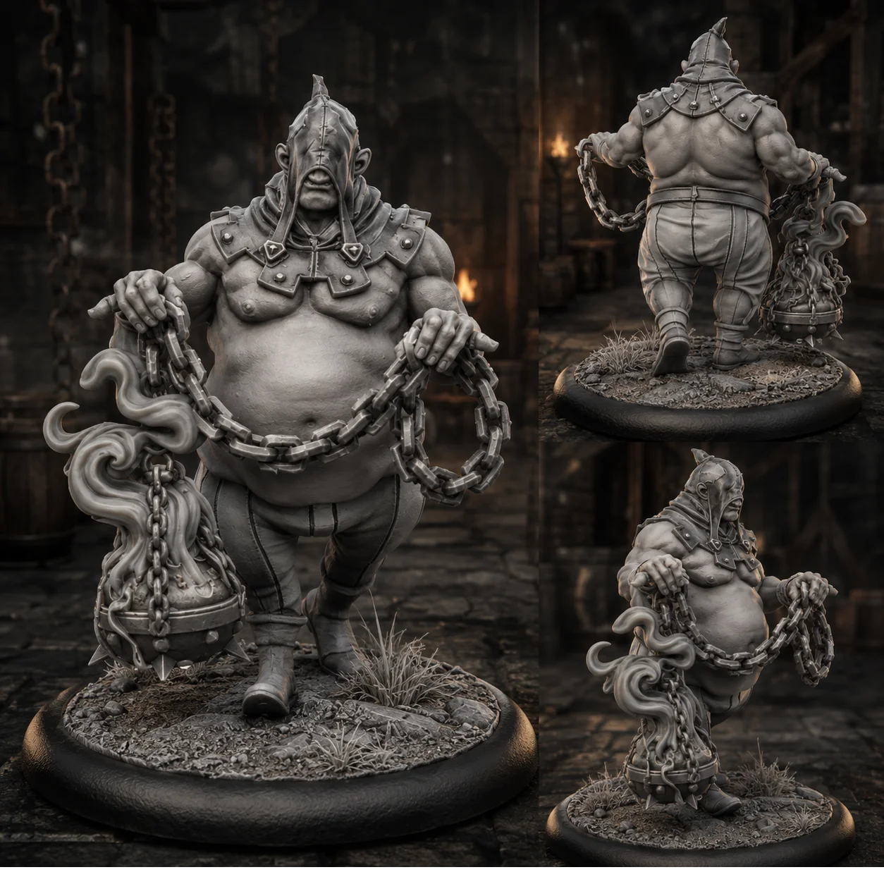 Die Casting Resin Model Assembly Kit, GK, Giant Loubard, Unpainted (including Base)
Die Casting Resin Model Assembly Kit, GK, Giant Loubard, Unpainted (including Base)