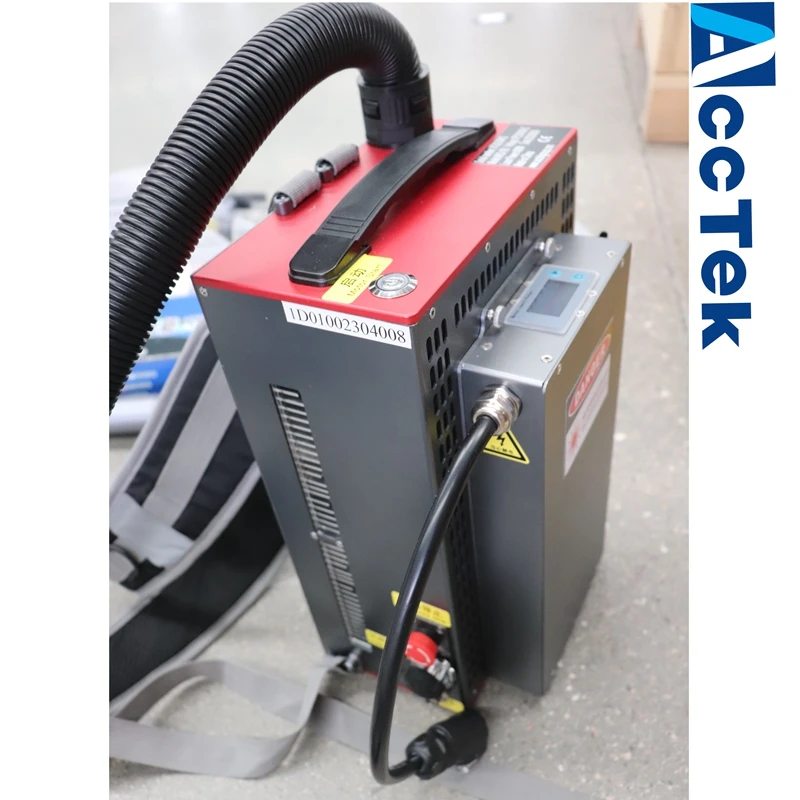Backpack 100W Cleaner Machine Fiber Laser Cleaning Machine Mini and Light Only 12kg
Backpack 100W Cleaner Machine Fiber Laser Cleaning Machine Mini and Light Only 12kg