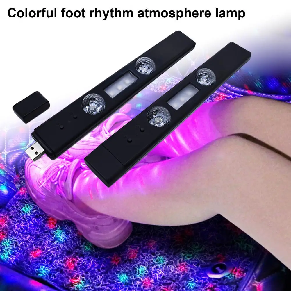 Stylish Ambient Light Portable Music Control Romantic LED Foot Lamp LED Small LED Ambient Light for Car
Stylish Ambient Light Portable Music Control Romantic LED Foot Lamp LED Small LED Ambient Light for Car