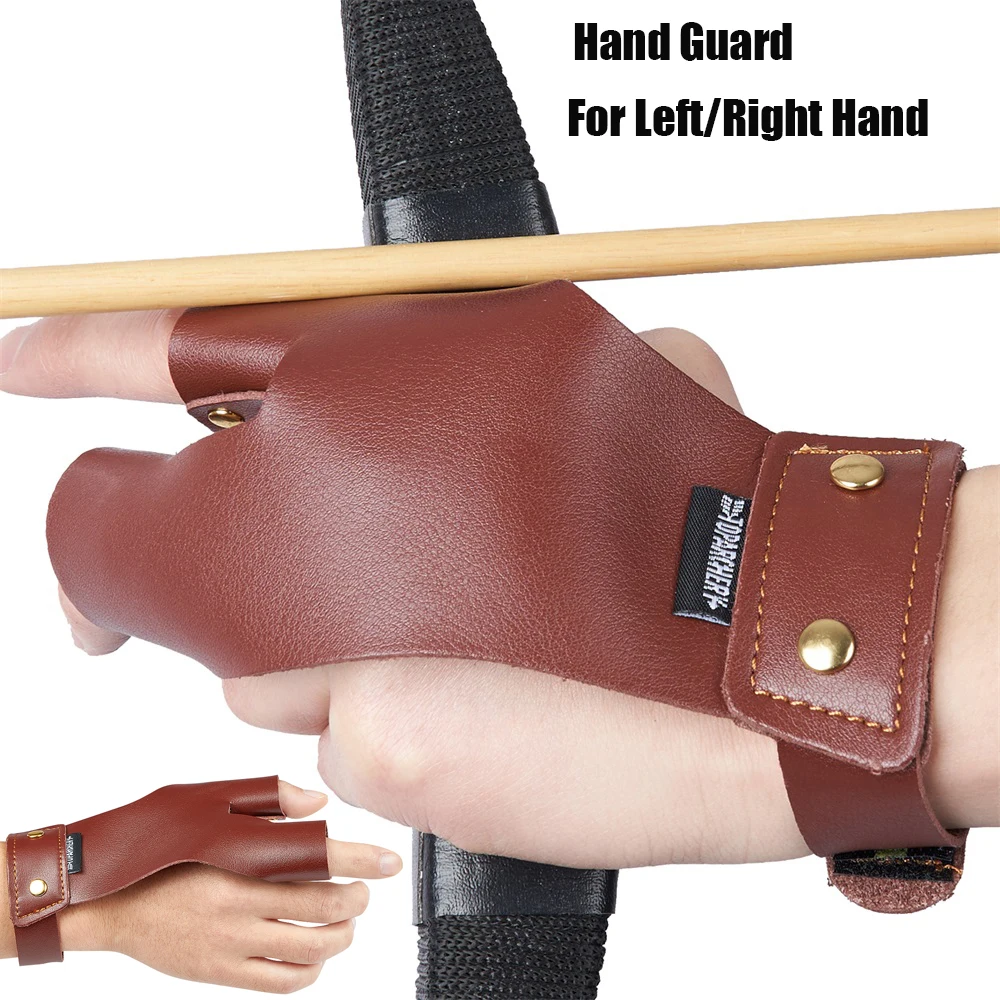 Archery Hand Guard Cowhide Left /Right Hand Shooting Finger Protector for Beginners Recurve/Traditional Bow Archery Accessory
Archery Hand Guard Cowhide Left /Right Hand Shooting Finger Protector for Beginners Recurve/Traditional Bow Archery Accessory