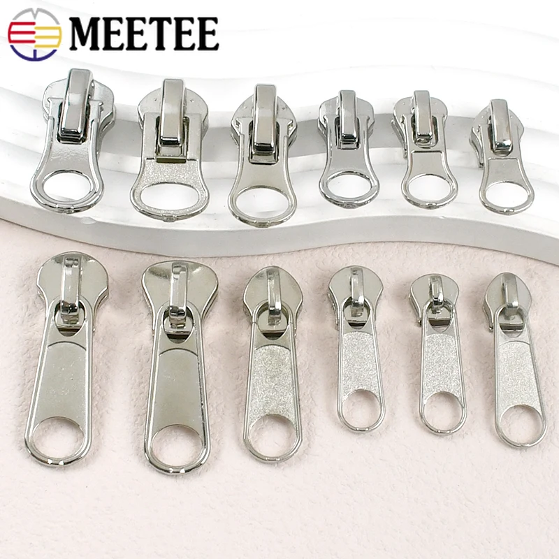 10/20Pcs 3# 5# 8# Zipper Puller Slider for Nylon Resin Metal Zip Head Luggage Bag Clothes Zips Repair Kit DIY Sewing Accessories
10/20Pcs 3# 5# 8# Zipper Puller Slider for Nylon Resin Metal Zip Head Luggage Bag Clothes Zips Repair Kit DIY Sewing Accessories