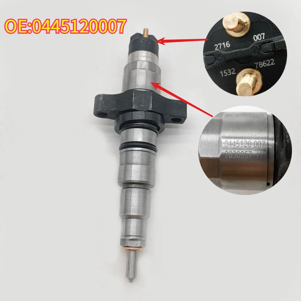 Original High Quality New For 0445120007 Common Rail Fuel Injector For Cummins Iveco DAF Ford,High Quality Car Parts
Original High Quality New For 0445120007 Common Rail Fuel Injector For Cummins Iveco DAF Ford,High Quality Car Parts