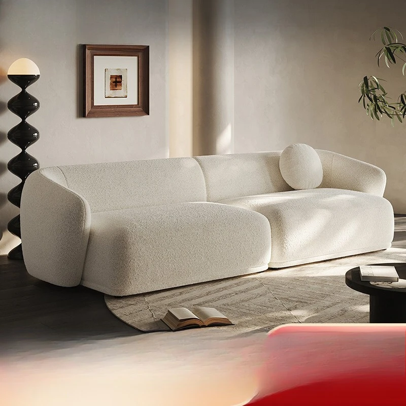 Cream wind curved sofa large flat floor living room hotel corner combination sofa designer furniture
Cream wind curved sofa large flat floor living room hotel corner combination sofa designer furniture