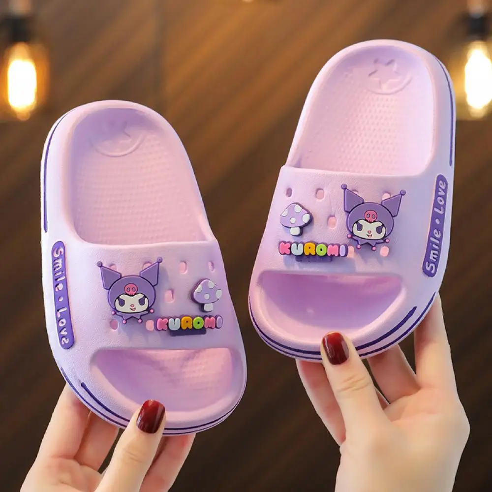 Anime Slippers Kuromi Girls Kids Cute My Melody Sanrioed Kawaii Cinnamoroll Home Sandal Summer Cute Cartoon Babys Non-Slip Shoes
Anime Slippers Kuromi Girls Kids Cute My Melody Sanrioed Kawaii Cinnamoroll Home Sandal Summer Cute Cartoon Babys Non-Slip Shoes