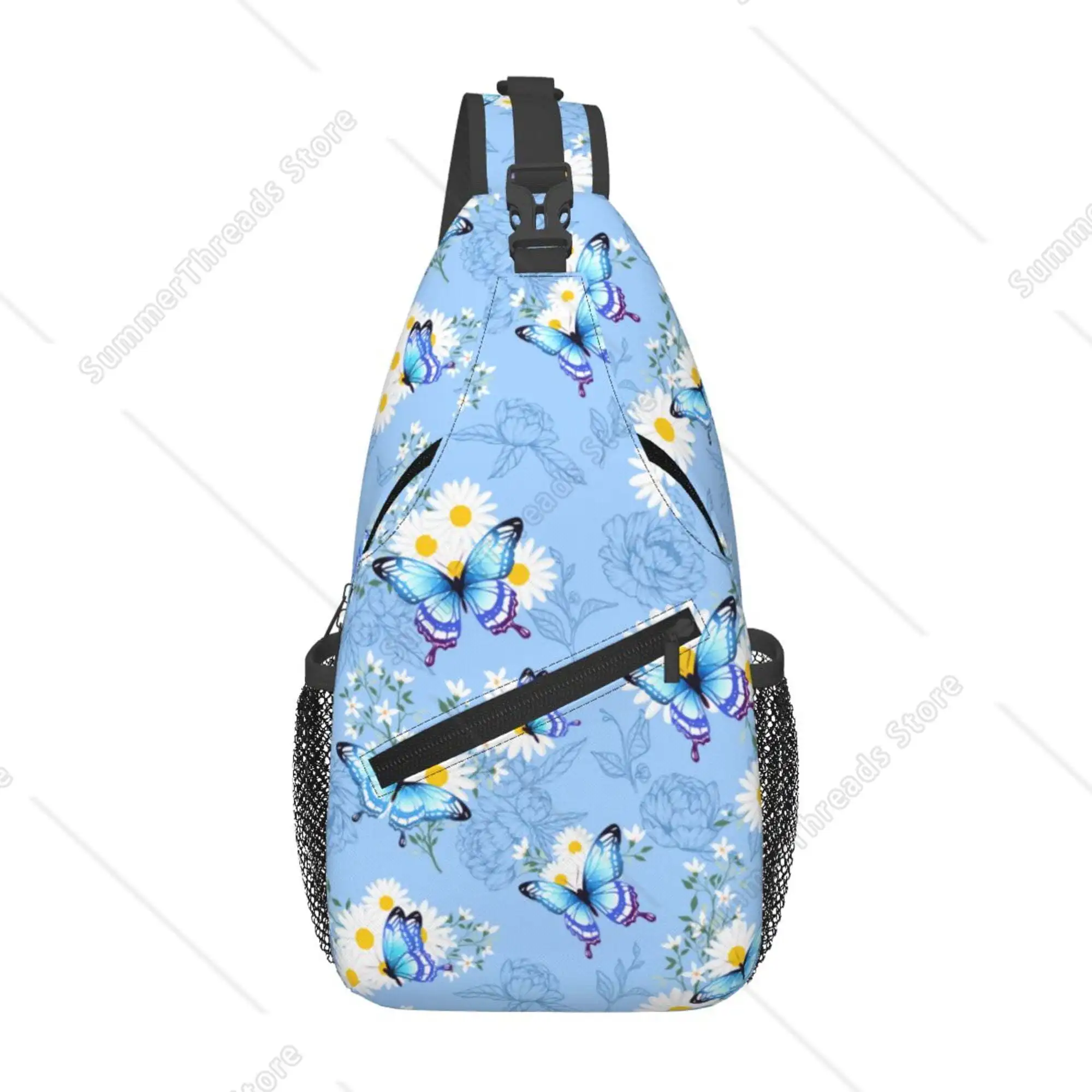 Синяя сумка-слинг Butterfy Daisy, нагрудный рюкзак через плечо для женщин и мужчин, повседневный регулируемый рюкзак на плечо для пеших прогулок, путешествий
Синяя сумка-слинг Butterfy Daisy, нагрудный рюкзак через плечо для женщин и мужчин, повседневный регулируемый рюкзак на плечо для пеших прогулок, путешествий