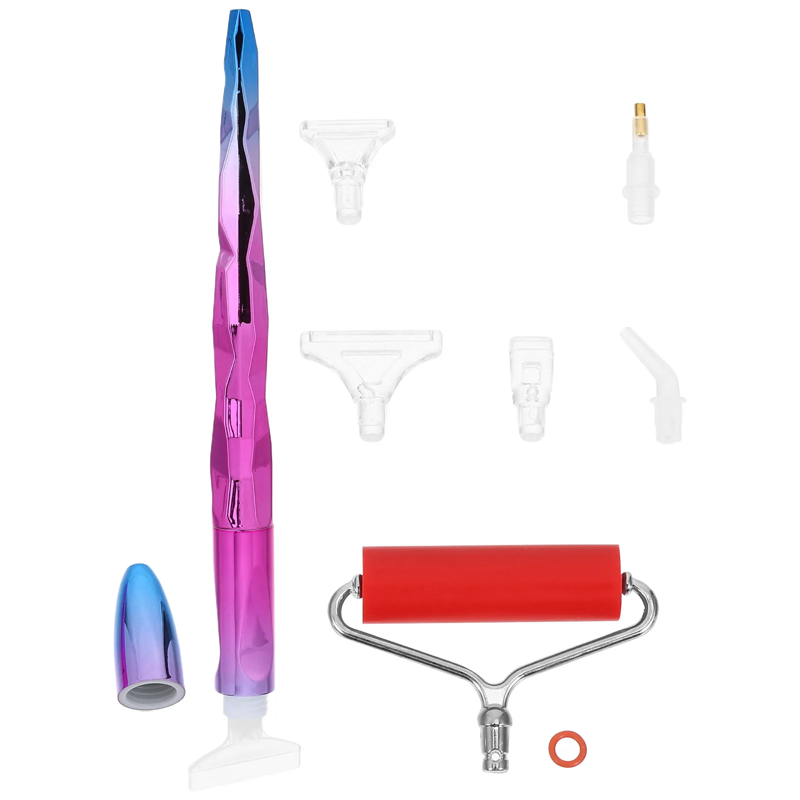 1Set Rhinestone Art Painting Drill Pen Plastic Tip Roller Drill Tool DIY Crafts Crystal Painting Nail Art Supplies Gem Placement
1Set Rhinestone Art Painting Drill Pen Plastic Tip Roller Drill Tool DIY Crafts Crystal Painting Nail Art Supplies Gem Placement