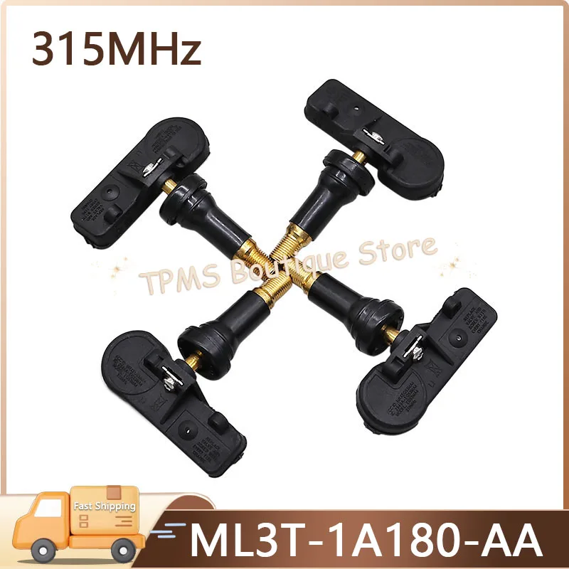 Tyre Pressure Monitoring System TPMS Sensor 4pcs 315MHz ML3T-1A180-AA For Ford F-150 Lightning Ranger Lincoln Navigator
Tyre Pressure Monitoring System TPMS Sensor 4pcs 315MHz ML3T-1A180-AA For Ford F-150 Lightning Ranger Lincoln Navigator