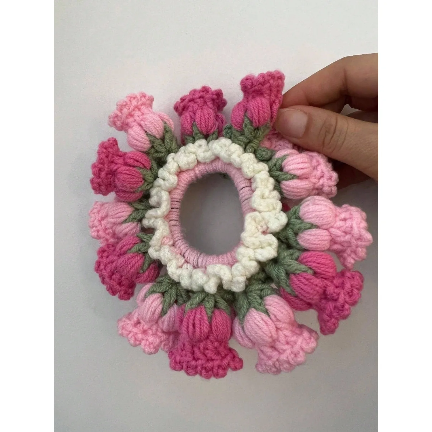 1pc Handmade Lily Of The Valley Knitted Hair Scrunchie Travel Accessories
1pc Handmade Lily Of The Valley Knitted Hair Scrunchie Travel Accessories