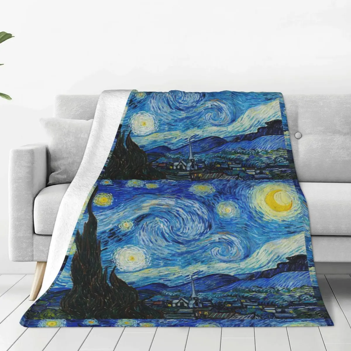 Starry Night Blankets Flannel Textile Decor Van Gogh Galaxy Multi-function Lightweight Throw Blanket for Sofa Office Quilt
Starry Night Blankets Flannel Textile Decor Van Gogh Galaxy Multi-function Lightweight Throw Blanket for Sofa Office Quilt