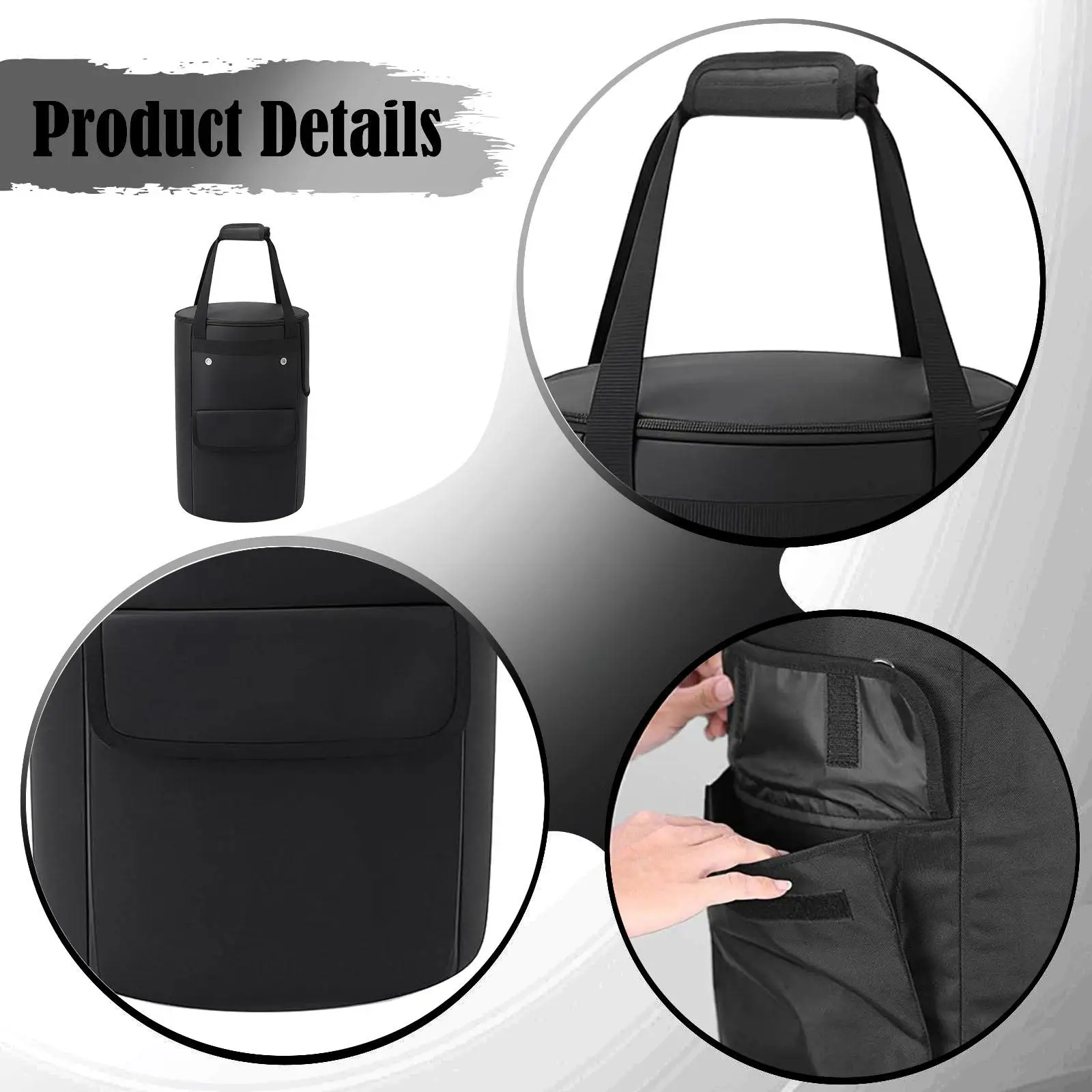 Outdoor Gas Canister Bag Case with External Pocket Practical Universal 10lb Gas Cylinder Bag Protection for Travel Barbecues
Outdoor Gas Canister Bag Case with External Pocket Practical Universal 10lb Gas Cylinder Bag Protection for Travel Barbecues