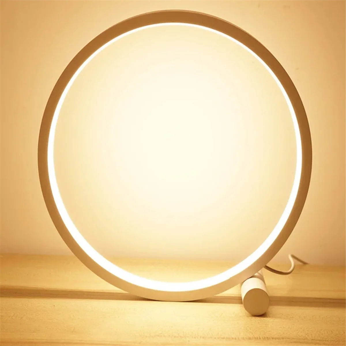 KZQ-fLED Simple Round Ring Table Lamp Bedroom Bedside Living Room Restaurant Hotel Decorative Lamp Dimmable Round Night
KZQ-fLED Simple Round Ring Table Lamp Bedroom Bedside Living Room Restaurant Hotel Decorative Lamp Dimmable Round Night