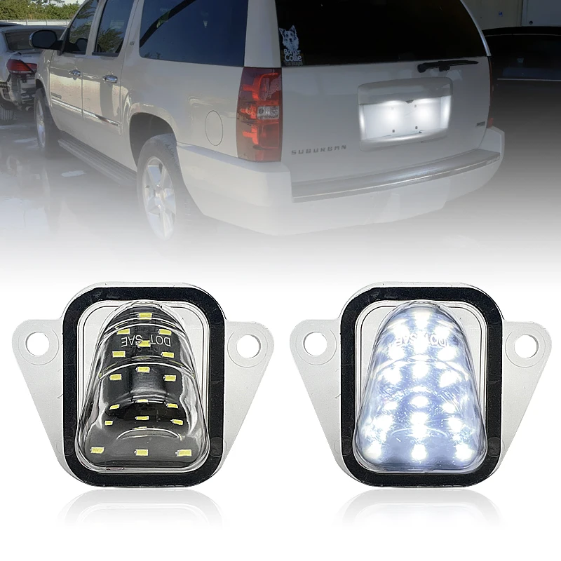 2 шт. для Chevrolet Suburban 1500/2500 Tahoe GMC Yukon Cadillac Escalade 2007-2014 белый светодиодный светильник номерного знака
2 шт. для Chevrolet Suburban 1500/2500 Tahoe GMC Yukon Cadillac Escalade 2007-2014 белый светодиодный светильник номерного знака