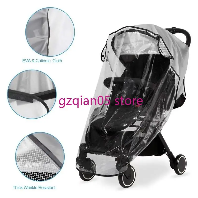 N7ME Baby Strollers Rain Cover 360 Degree Full Wrap Case Protector Windproof Pram Cart Protective Sleeve for Outdoor Use
N7ME Baby Strollers Rain Cover 360 Degree Full Wrap Case Protector Windproof Pram Cart Protective Sleeve for Outdoor Use
