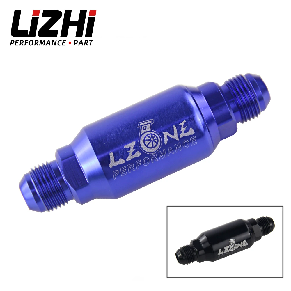 LIZHI - Billet In-Line Street Fuel Filter # 8 AN Male Blue,Black 40 microns Fuel filter AN8 LZ5580
LIZHI - Billet In-Line Street Fuel Filter # 8 AN Male Blue,Black 40 microns Fuel filter AN8 LZ5580