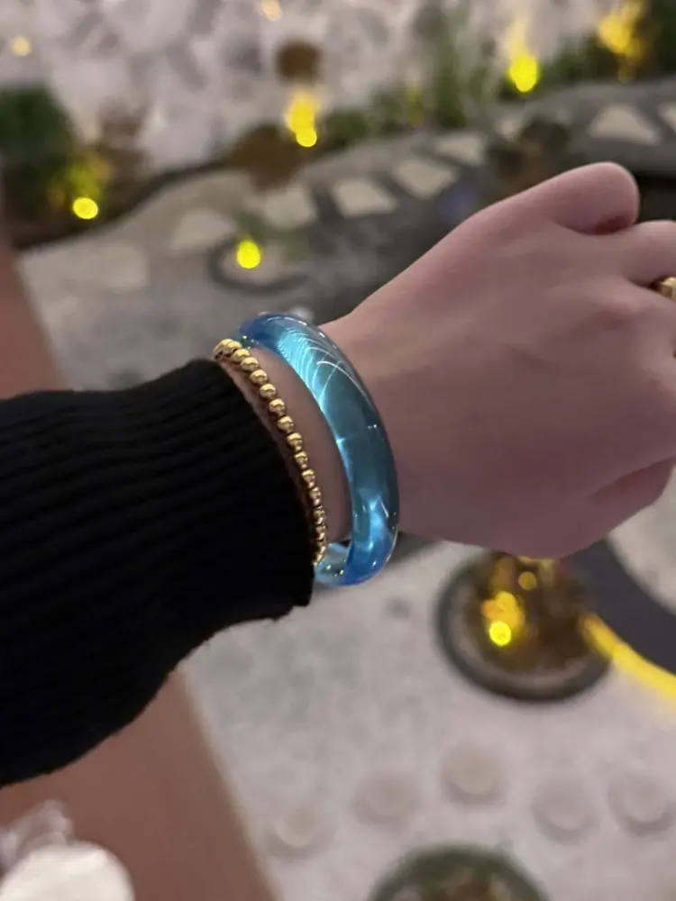 Ice seed ice through lake water blue crystal bracelet female high ice white moonlight
Ice seed ice through lake water blue crystal bracelet female high ice white moonlight