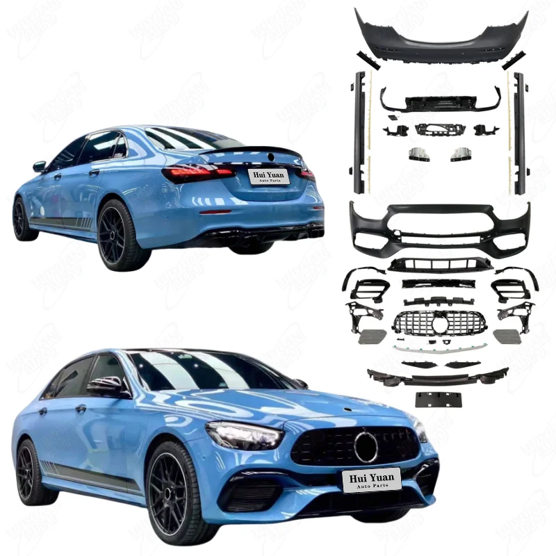 Direct Fitment Body Kit Front Bumper Grille Rear Diffuser Exhaust Pipes for W213 2021-2023 Upgrade to 2023 E63 Style
Direct Fitment Body Kit Front Bumper Grille Rear Diffuser Exhaust Pipes for W213 2021-2023 Upgrade to 2023 E63 Style