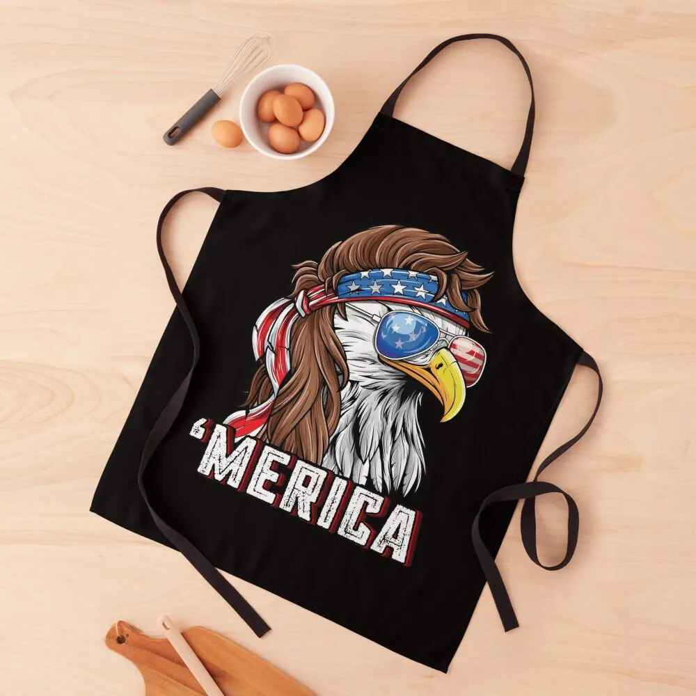 Merica USA Flag Patriotic 4th of July Bald Eagle Apron Goods For Home And Kitchen chef for man Custom Apron
Merica USA Flag Patriotic 4th of July Bald Eagle Apron Goods For Home And Kitchen chef for man Custom Apron