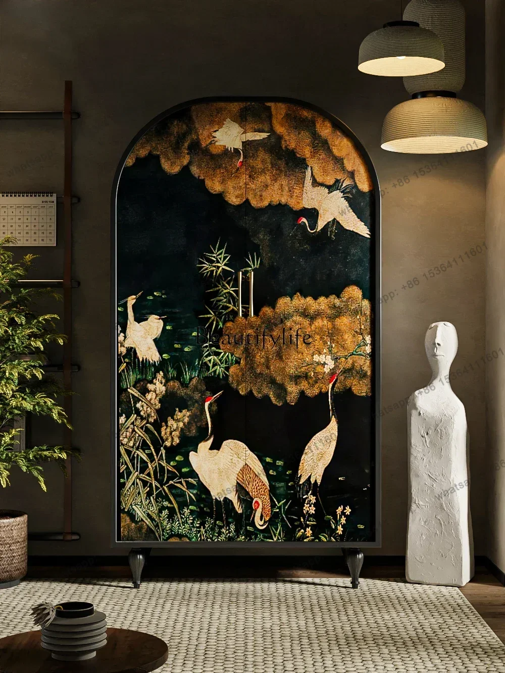 X4 Retro Chinese style art French home bedroom wardrobe living room solid wood decorative wardrobe
X4 Retro Chinese style art French home bedroom wardrobe living room solid wood decorative wardrobe