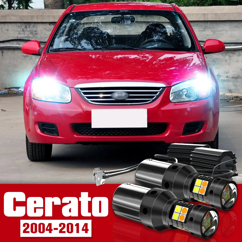 2pcs LED Accessories Dual Mode Turn Signal+Daytime Running Light DRL For Kia Cerato 2004-2014 2006 2007 2008 2009 2010 2011 2012
2pcs LED Accessories Dual Mode Turn Signal+Daytime Running Light DRL For Kia Cerato 2004-2014 2006 2007 2008 2009 2010 2011 2012