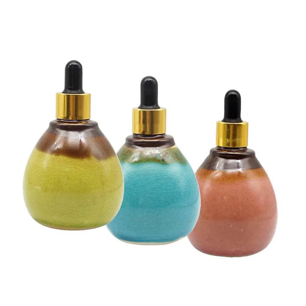 3Pcs Essential Oil Ceramic Dropper Bottles Small Portable Refillable Subpackaging Containers for Travel Fragrance Dispensing
3Pcs Essential Oil Ceramic Dropper Bottles Small Portable Refillable Subpackaging Containers for Travel Fragrance Dispensing
