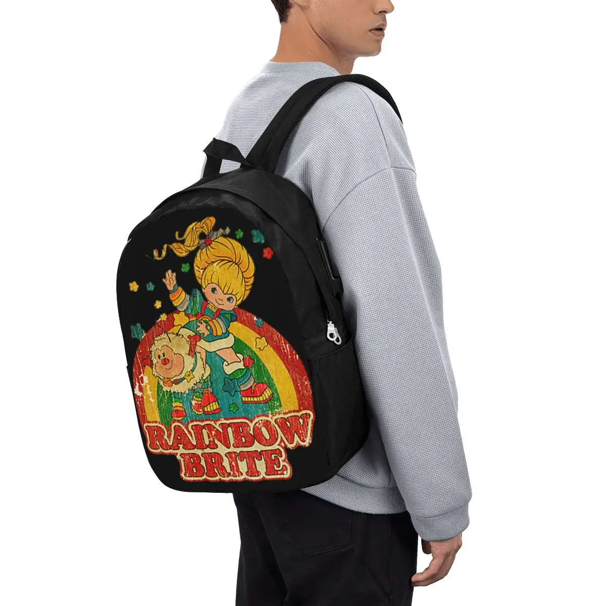 RETRO VINTAGE RAINBOW BRITE Backpack Travel Notebook Bag Computer College Student School Bag Laptop Shoulder Bags for Men Women
RETRO VINTAGE RAINBOW BRITE Backpack Travel Notebook Bag Computer College Student School Bag Laptop Shoulder Bags for Men Women
