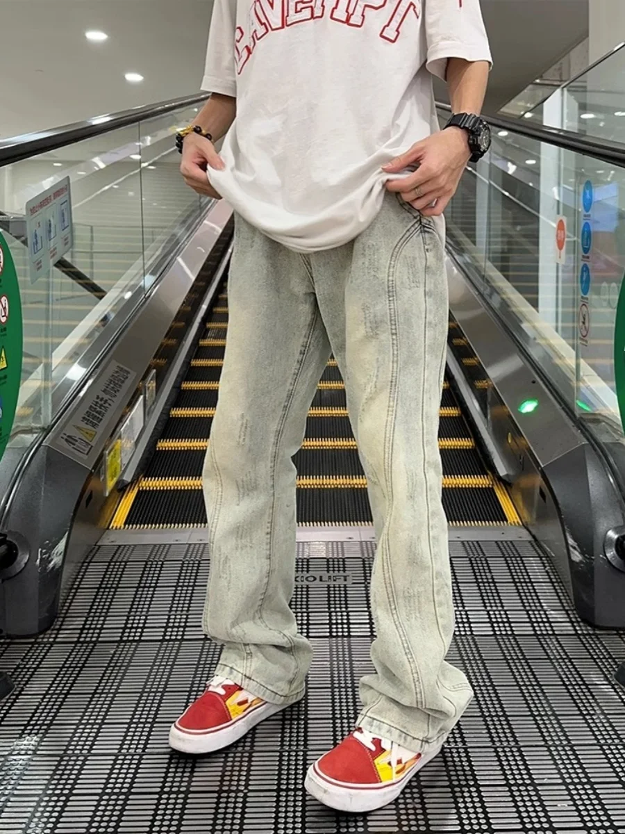 American High Street Retro Waed Jeans Men Trendy Brand Autumn Hiphop Design Sense Cool Straight Leggings Jeans
American High Street Retro Waed Jeans Men Trendy Brand Autumn Hiphop Design Sense Cool Straight Leggings Jeans