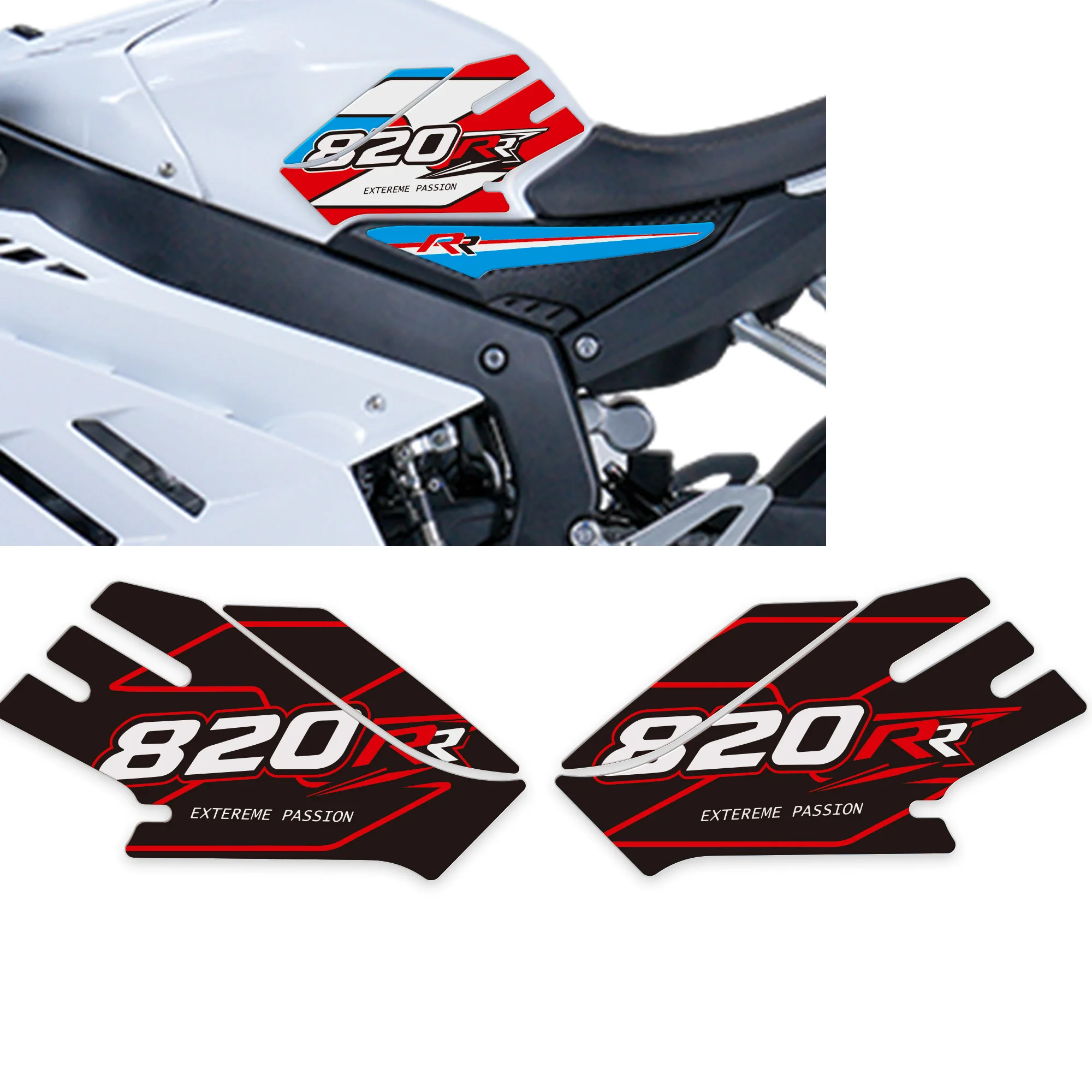 New 3D Motorcycle Tank Pad Protector Decal Stickers Fit ZX820RR Fuel Tank Scratch Resistant Decorative Guard
New 3D Motorcycle Tank Pad Protector Decal Stickers Fit ZX820RR Fuel Tank Scratch Resistant Decorative Guard