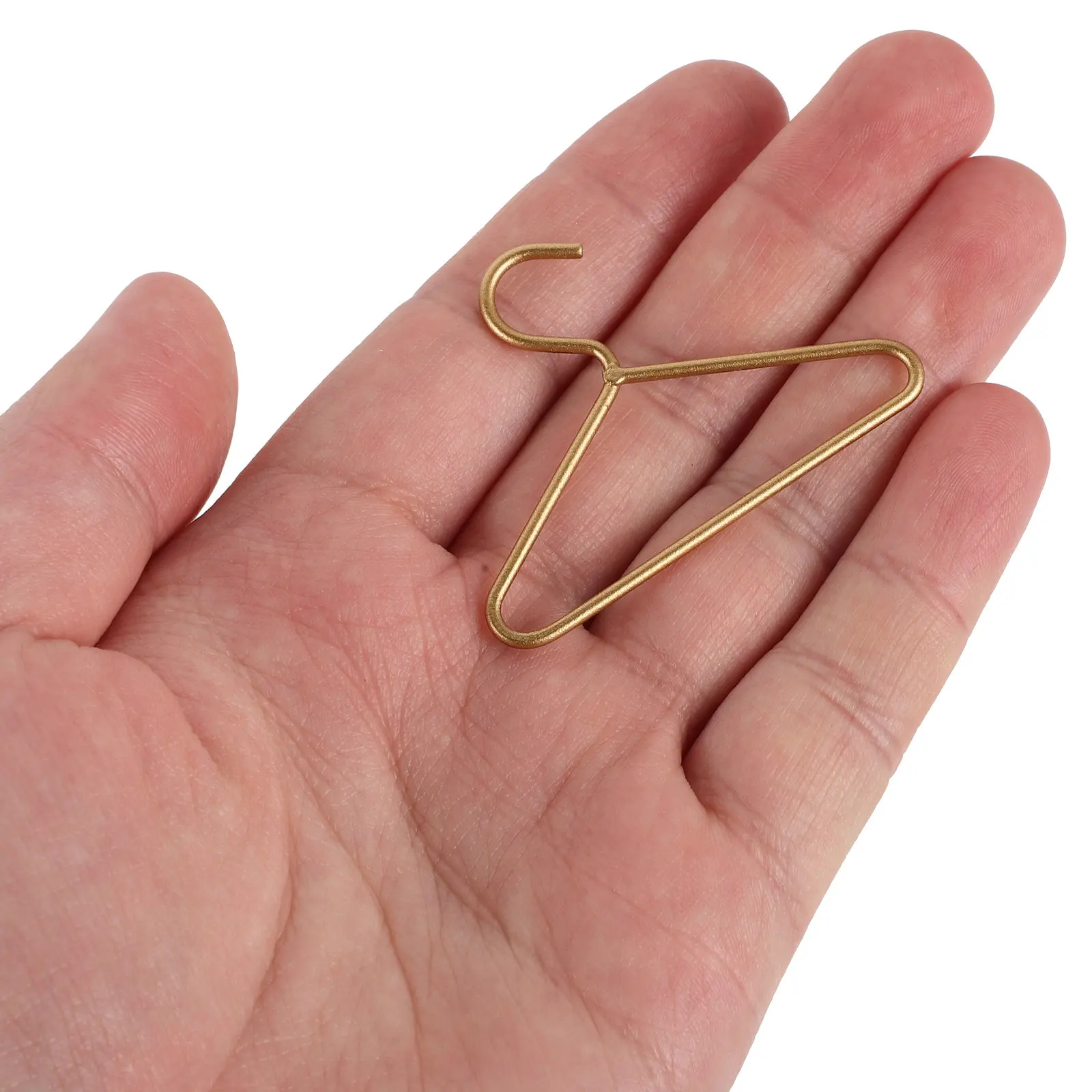 12Pcs Miniature Metal Clothes Hangers 2 Inch Golden Dollhouse Wardrobe Accessories for Mini Furniture Display Organization Craft
12Pcs Miniature Metal Clothes Hangers 2 Inch Golden Dollhouse Wardrobe Accessories for Mini Furniture Display Organization Craft