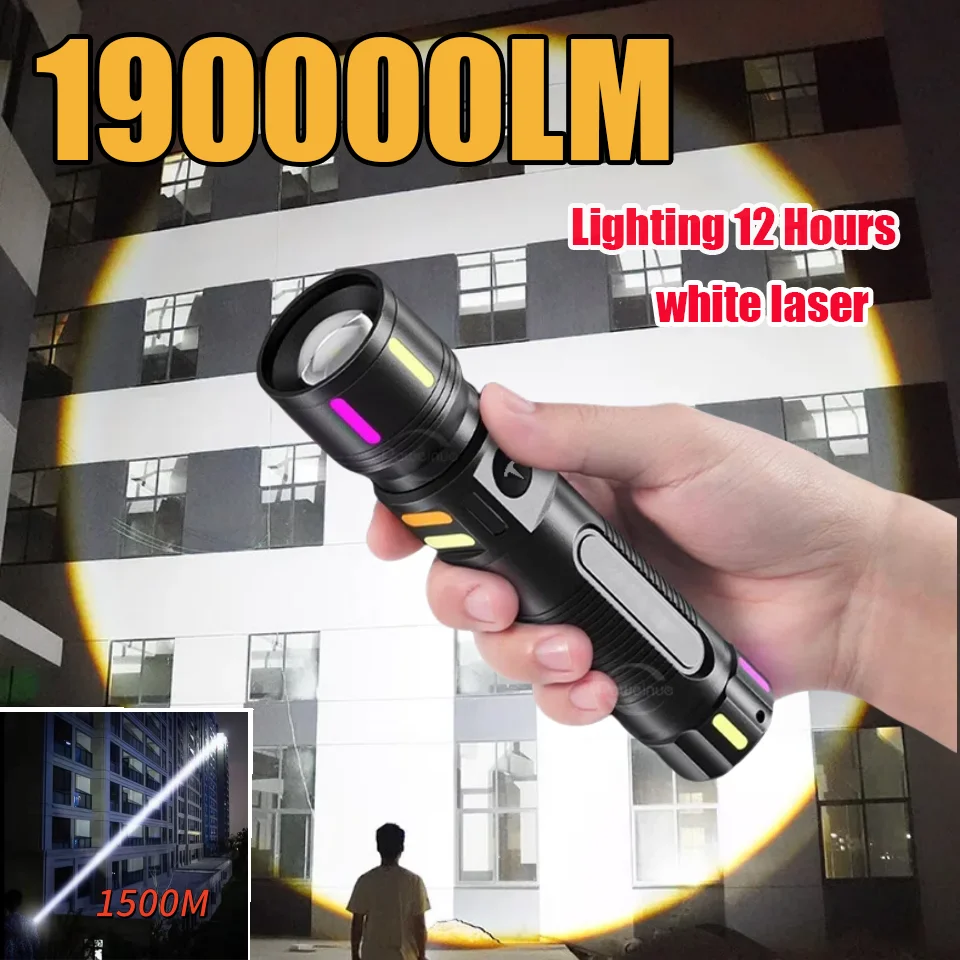 2024 High Power Led Flashlight Portable Zoom Torch Light USB Rechargeable Flashlights Tactical Lantern Strong Light Fishing Lamp
2024 High Power Led Flashlight Portable Zoom Torch Light USB Rechargeable Flashlights Tactical Lantern Strong Light Fishing Lamp