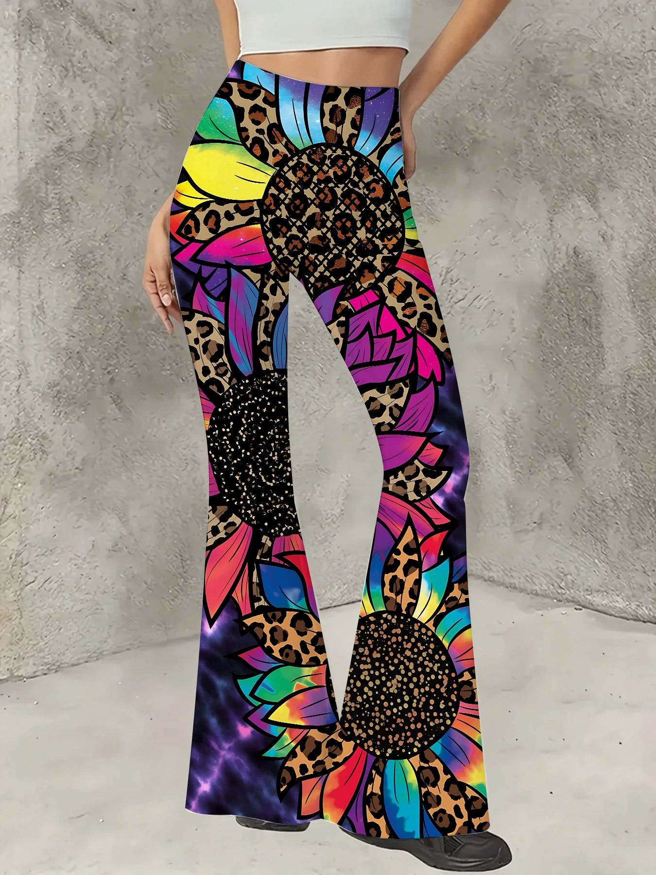 Women's Floral Print Flare Pants Elegant Stretchy Bell Bottom Trousers Summer
Women's Floral Print Flare Pants Elegant Stretchy Bell Bottom Trousers Summer