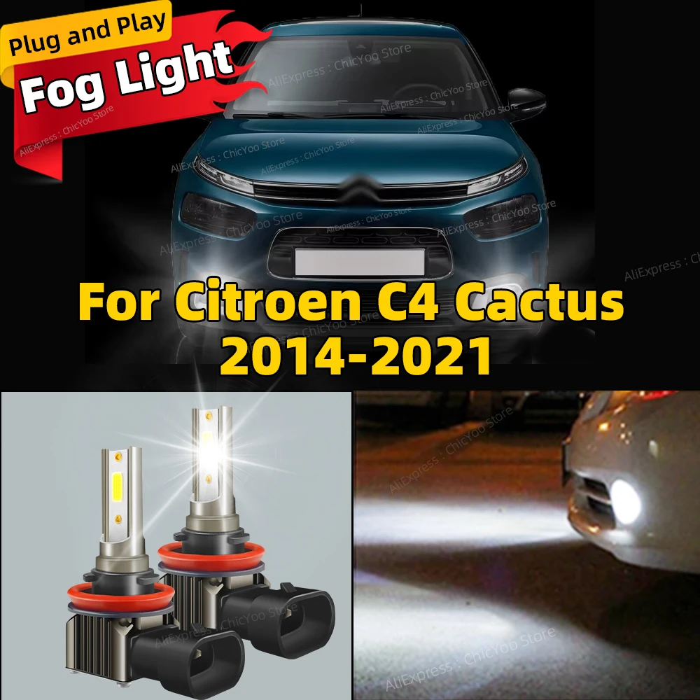 2Pcs 6000K Fog Light Car Front LED Lamp Accessories 80W Bulb For Citroen C4 Cactus 2014 2015 2016 2017 2018 2019 2020 2021
2Pcs 6000K Fog Light Car Front LED Lamp Accessories 80W Bulb For Citroen C4 Cactus 2014 2015 2016 2017 2018 2019 2020 2021